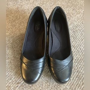 Clarks Cushioned Wedge Heel